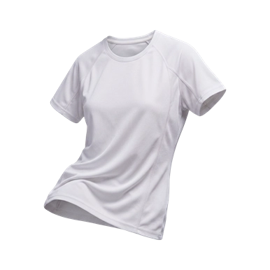 T-SHIRT SPORT FEMME – JHK – SPORTLADY — couleur Blanc